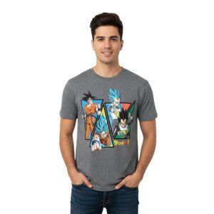 Dragon Ball Z Men's Official Merchandise Goku Vegeta Japanese Anime Tee Sz XXL